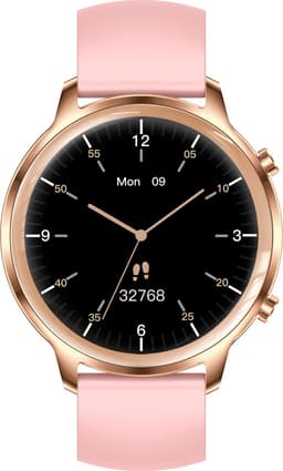 Belesy® TIRANA – Smartwatch Dames – Smartwatch Heren – Horloge – 1.32 inch Touchscreen Kleurenscherm – Stappenteller – Calorieteller – Hartslagmeter – Bloeddrukmeter – Zuurstofgehalte – Multisport – Slaap Monitor – Roze - Moederdag — thumbnail 2