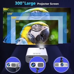 Projector - Beamer - Mini-projector - 5G - Bluetooth - Full HD — thumbnail 2