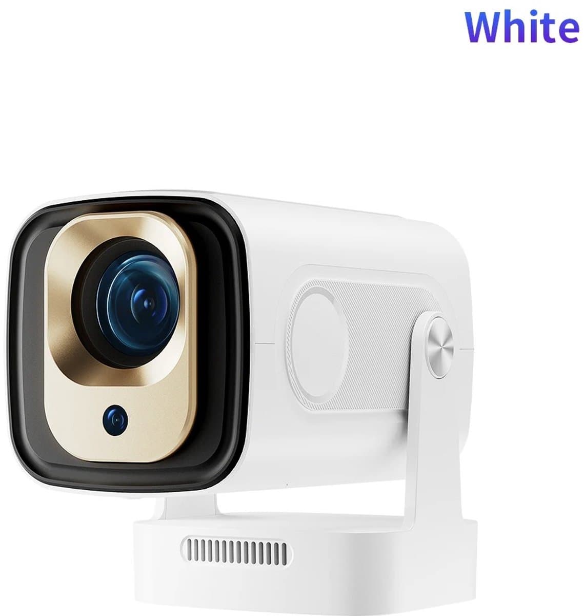 Prime Home Mini projector - Beamer projector - Mini projector 4k - Native 1080P - Android 11 Dual WiFi Bluetooth 5.4 - Autofocus Keystone - 330 ANSI Thuisbioscoop - Wit — afbeelding 1