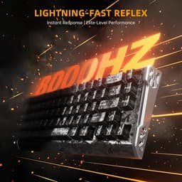 Attack Shark R68 HE Gaming Toetsenbord, Hall Effect, Carbon Fiber, 8K Polling - Ink Shade — thumbnail 3