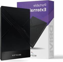 Externe Harde Schijf - Draagbare Opslag - Bestanden Opslaan - Supersnelle Type-C - 500 GB - Zwart — thumbnail 1
