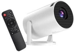 WiFi-videoprojector, Draagbare Thuisbioscoopfilmprojector met Stabiele WiFi en Meerdere Poorten, 240 ° Rotatie en Stille Werking — thumbnail 1
