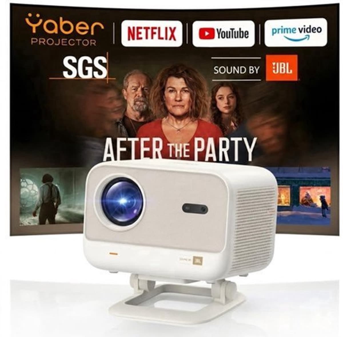 Beamer Netflix Ready - 1080p Full HD - 460 ISO Lumen - LED - Voor Thuisbioscoop En Gaming — afbeelding 1