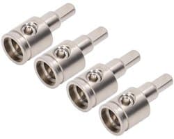 Amp Input Reducer - Adapterverloopstuk - Auto-audio - Messing constructie - 4 stuks - Messing