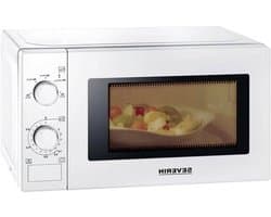 Magnetron - Compacte oven - Snel maaltijden bereiden - Roestvrijstalen binnenkant - 20 Liter - Wit