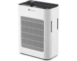 Luchtreiniger HEPA-Filter - Dubbele Zuigkracht 42,5 W - Voor 100 m² - Wit - Draagbare Luchtzuiveraar