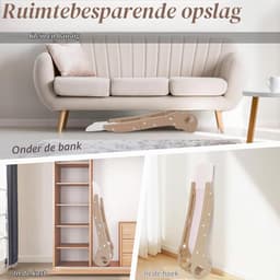 Kinderglijbaan, mini-klimglijbaan voor bed of bank, indoor- en outdoorspeeltoestellen voor jongens en meisjes (kaki) — thumbnail 2