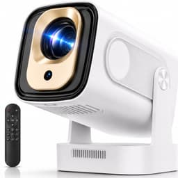 Draagbare mini-projector, 1080p, met 4K-ondersteuning, verbeterde versie 2026, tv-projector, draagbare projector, Android 11, autofocus, tot 130 inch projectie, 180 graden rotatie voor plafond — thumbnail 1