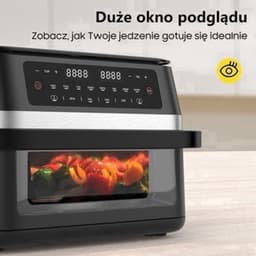 Airfryer – Heteluchtfriteuse – Digitale Friteuse – Gezond Koken – XXL 11L – 2950W Vermogen – Dual-Zone Met Verwijderbare Divider — thumbnail 5