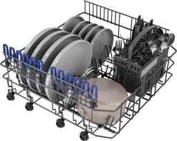 Wisberg WBDW40ABP - Vaatwasser - Energieklasse A - 40 dB - Zwart - Bestekmand/Besteklade - 16 couverts - Startuitstel — thumbnail 3