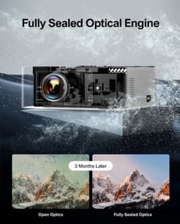 Beamer Apollo P40 - 700 ANSI Lumen - 1920 x 1080 Resolutie - LCD - Voor Thuisbioscoop — thumbnail 5