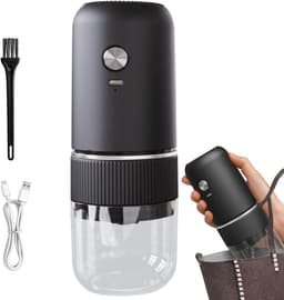 Koffiemolen, draagbare expressomachine, lichte koffiemachine, reisinkoffiemachine met schroef, oplaadbare koffiemachine, campingkoffiemachine, compacte koffiemolen — thumbnail 1
