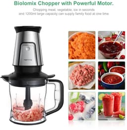 XRQUALITY - Keukenmachine 3-1 - Multifunctioneel - 700 w - Sapcentrifuge - Smoothie mixer - Voedselchopper - Droge molen — thumbnail 2