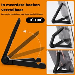 Pinguïn Records – SoloTone Stand - Opvouwbare LP Houder – LP Standaard - Zwart – Vinyl Houder – Handig op te bergen — thumbnail 5