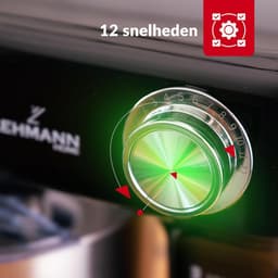 Keukenmachine met 5L kom en 12 snelheden - Kneedmachine met mengaccessoires en spatscherm - Zwart — thumbnail 5