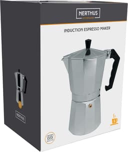 Klassieke Moka Pot Espressopot voor Inductie, Gas en Elektrisch - 6 Kops — thumbnail 2