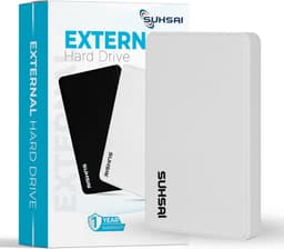 Draagbare Externe Harde Schijf 1TB - 2,5 Inch Opslag voor Back-up - USB 2.0 Compatibel met PC, Mac, Laptop & Chromebook — thumbnail 1