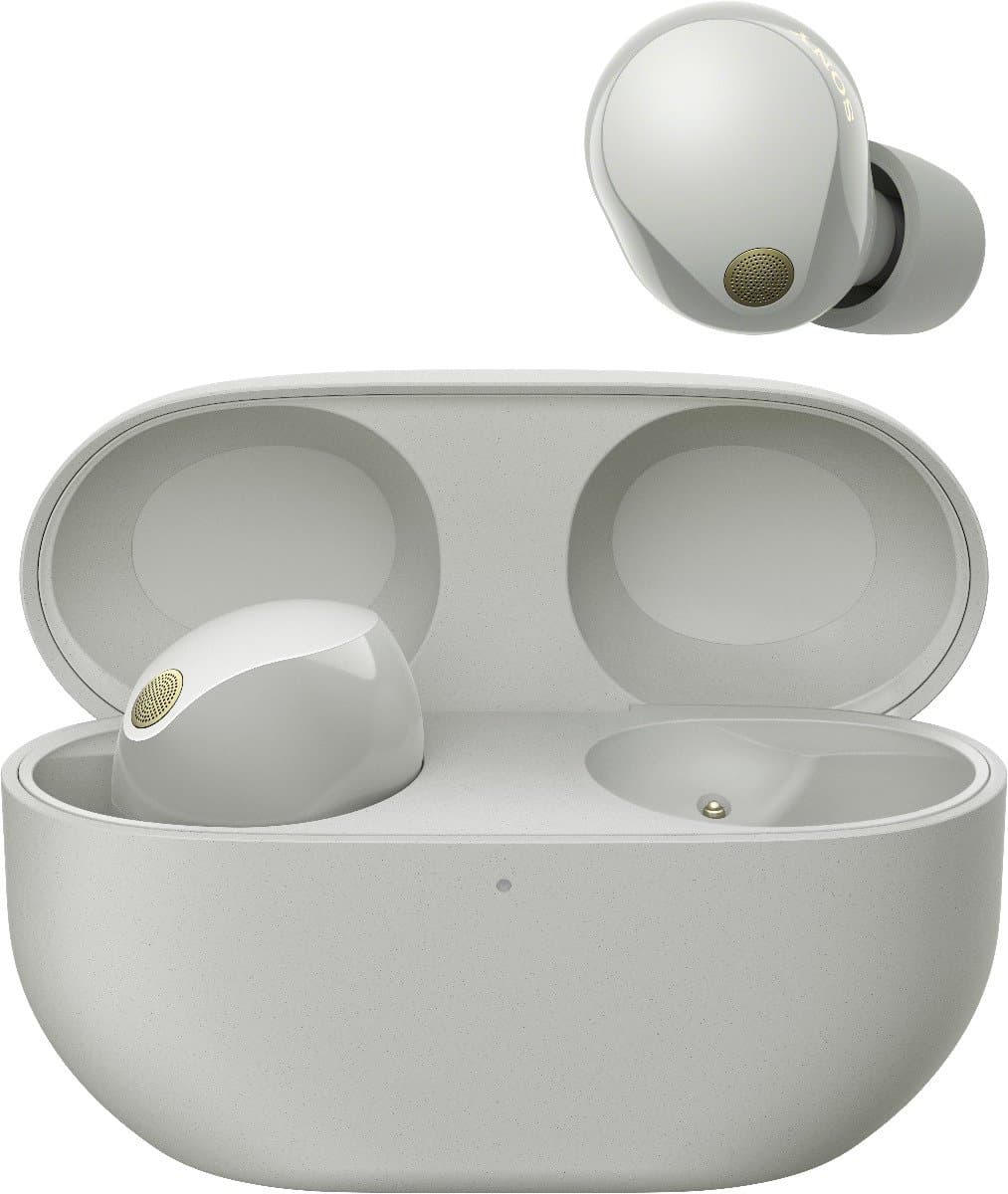 Sony WF-1000XM5 - Volledig draadloze oordopjes met Noise Cancelling (Zilver) — afbeelding 1
