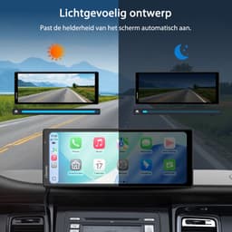 Carpuride W904 10,26" CarPlay-scherm met dashcam, 4K-camera aan de voorkant en 1080p-camera aan de achterkant, lusopname, Bluetooth, Siri/Google — thumbnail 5