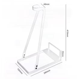 Stofzuigerstandaard - Universele standaard - stofzuiger standaard - Vloerstandaard - Compatibel met Dyson stofzuigers - Metaal - Wit — thumbnail 2