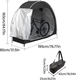 Provento - Waterdichte fietsopslagtent van Oxford-stof voor tuin en grasmaaier — thumbnail 2