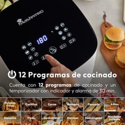 Hete Lucht Friteuse - Airfryer Keuken - Gezond Koken - Intuïtief LED Scherm - 5 Liter Inhoud - Wit — thumbnail 5