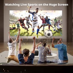 ​ETOE E3 Pro Android Projector - Google TV, 600 ANSI, 1080p Native, Auto-Focus, 2x10W Speakers, 4K Decoding​​ — thumbnail 5