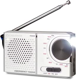 Caliber Noodradio - Radio op Batterijen - Draagbare Radio - Met Zaklamp — thumbnail 1