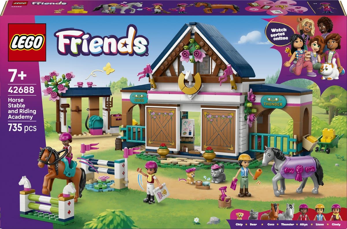 Lego Friends 42688 Paardenstal En Manege Bouwstenen — afbeelding 1