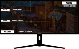 Curved monitor 39,7'' inch WUHD 60 Hz — thumbnail 4