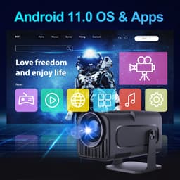 Magcubic PRO HY320 - 2024 model - WiFi 6 mini beamer- Ultieme draagbare beamer - 390 ANSI - 4K - 1080p - Android - Apple - Bt 5.0 — thumbnail 5