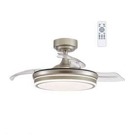 CristalRecord - Plafondventilator Moss Ø 106 cm mat chroom — thumbnail 1