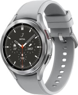 Samsung Galaxy Watch4 Classic - 46 mm - Smartwatch  Heren - LTE/4G - Zilver — thumbnail 1