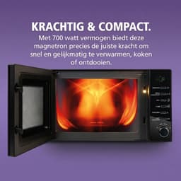Magnetron - Vrijstaand - Airfryer - Zwart - 10cm x 10cm x 10cm — thumbnail 3