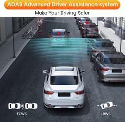 SnelShoppen - HD 1080P Auto DVR Camera met 32GB Kaart, Mini USB Dash Cam voor Android Autoradio, Nachtzicht, Loop Recording, ADAS, Automatische Opname — thumbnail 3