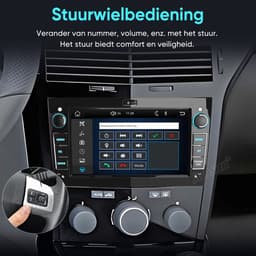 Cestovet Linux Autoradio - Geschikt Voor Opel Astra H Corsa C & D Agila Combo Antara Vectra Zafira Meriva Vivaro Tigra, Draadloze CarPlay Android auto - FM RDS USB - Achteruitrijcamera — thumbnail 2