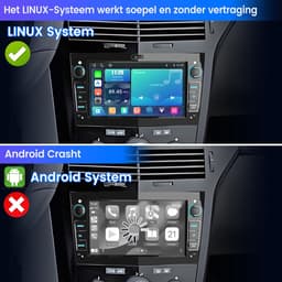 Cestovet Linux Autoradio - Geschikt Voor Opel Astra H Corsa C & D Agila Combo Antara Vectra Zafira Meriva Vivaro Tigra, Draadloze CarPlay Android auto - FM RDS USB - Achteruitrijcamera — thumbnail 4