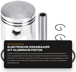 Dailygoods - Elektrische Grasmaaier Kit - Aluminium Piston - Eenvoudige Installatie - 40mm - Vervanging voor 43CC Motoren - Geschikt voor CG430 TL43 — thumbnail 1