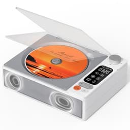 Fokelyi CD Speler - Bluetooth-speler - FM Radio - Retro Radio - Draagbare - Luidsprekers - Ondersteunt CD/AUX/USB-ingang — thumbnail 1