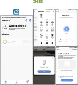 Slimme Thermostaatkraan - Radiatorregelaar - Energie Besparen - App en Spraakbesturing - 5-45°C - Wit — thumbnail 4