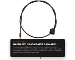 Dailygoods- Gaskabel Vervangen 55 inch - Controle Kabel - Universeel - Geschikt voor Grasmaaiers - Onderdeelnummers 427497/532427497 - Schokbestendig - Besturingskabel