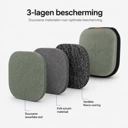 Sounix Koptelefoon Hoes - Harde Beschermcase voor JBL, Sony Koptelefoons - Waterafstotende Opberghoes met Draagband - Groen — thumbnail 4