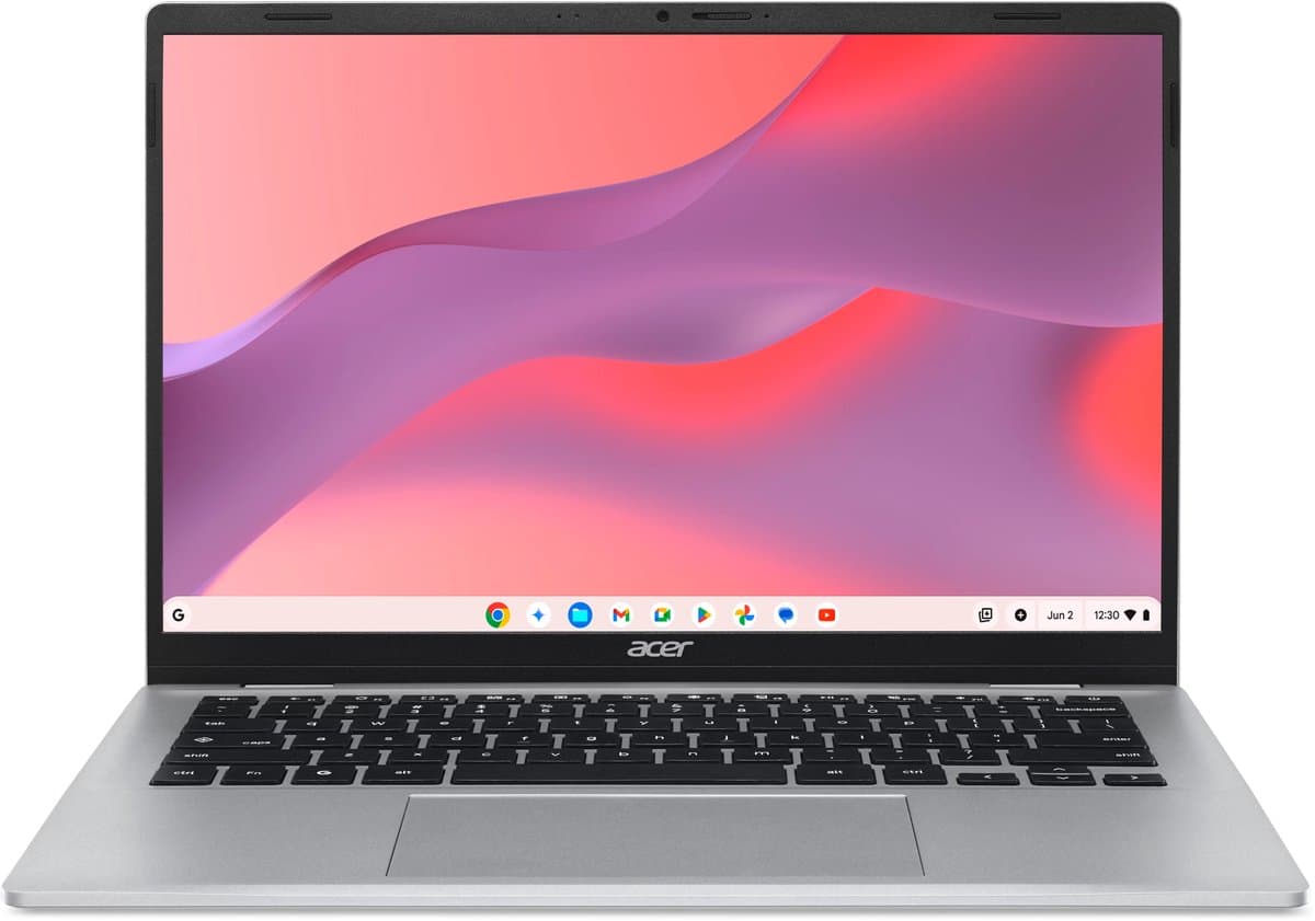 Acer Chromebook 314 CBOA314-2H-81KN - 14 inch - 8GB - 128GB - Zilver — afbeelding 1