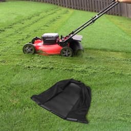 Graszak Grasmaaier - Opvangbak Gras - Gazon Onderhoud - Efficiënte Gras Collectie - 21 inch - Zwart — thumbnail 2