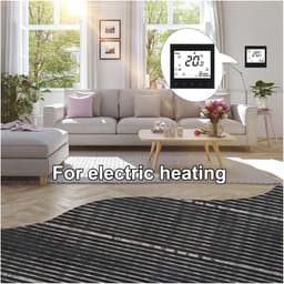 Slimme Thermostaat WiFi - Temperatuurregelaar Verwarming - Comfort Thuis - Spraakbesturing LCD - 60 mm gatafstand - Wit — thumbnail 3