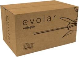 Evolar Smart Plafondventilator met Verlichting en WiFi - 132 cm - Stille Plafondlamp met Ventilator - Dimbaar Warm Wit Licht (LED) - EVO-CF52SNW — thumbnail 4