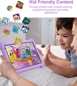 SnelShoppen - 8 Inch Kids Tablet 128GB Android 11.0 met Parental Control, 6GB RAM, TF256GB Ondersteuning, Touchscreen, 1280x800 HD, 4000mAh, Bluetooth — thumbnail 5