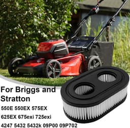 Dailygoods - Luchtfilter Grasmaaier - Vervangingscartridge - Compact - Onderdeel 593260 798452 - Geschikt voor Briggs & Stratton - Hoogwaardige prestatie — thumbnail 4