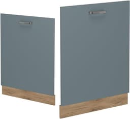 Vaatwasserpaneel - Keukenfront - Keuken Integratie - Intern Bedienpaneel - 60 cm - Blauw-grijs — thumbnail 5