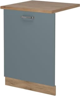 Vaatwasserpaneel - Keukenfront - Keuken Integratie - Intern Bedienpaneel - 60 cm - Blauw-grijs — thumbnail 1